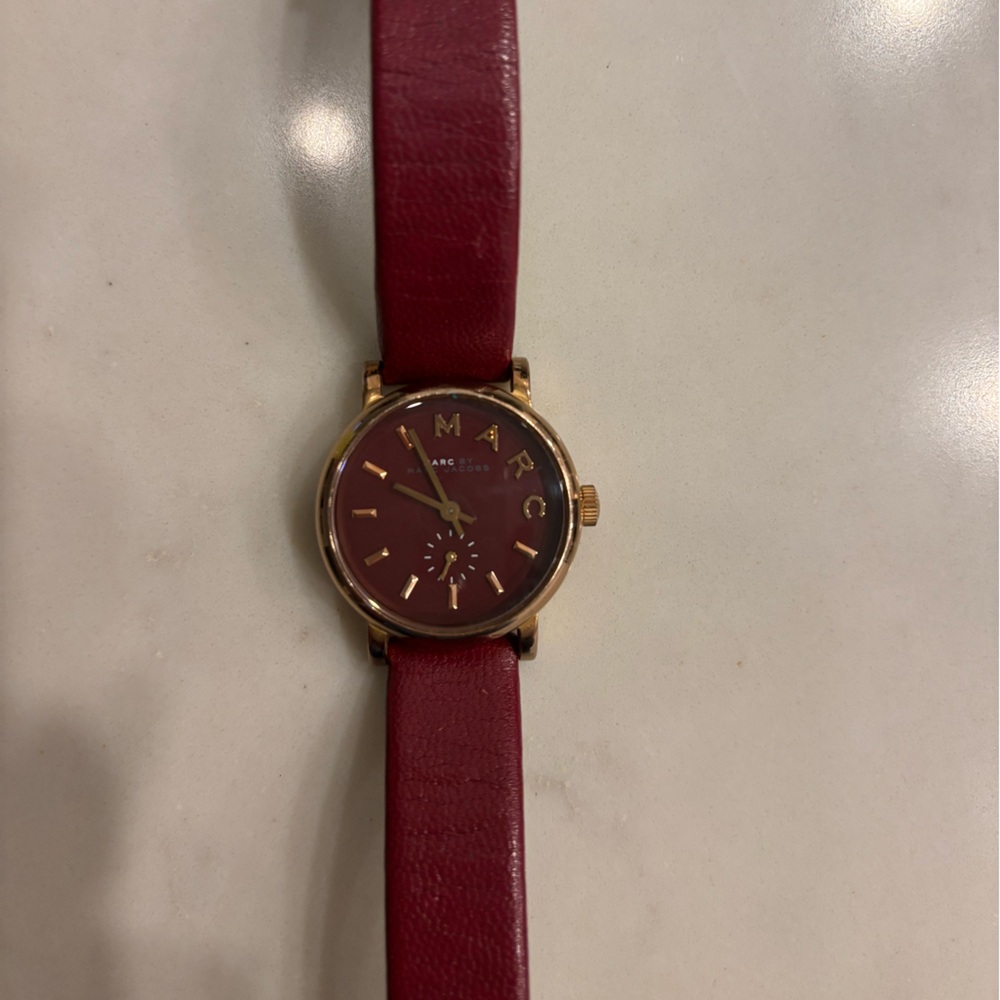 Marc by Marc Jacobs leather watch